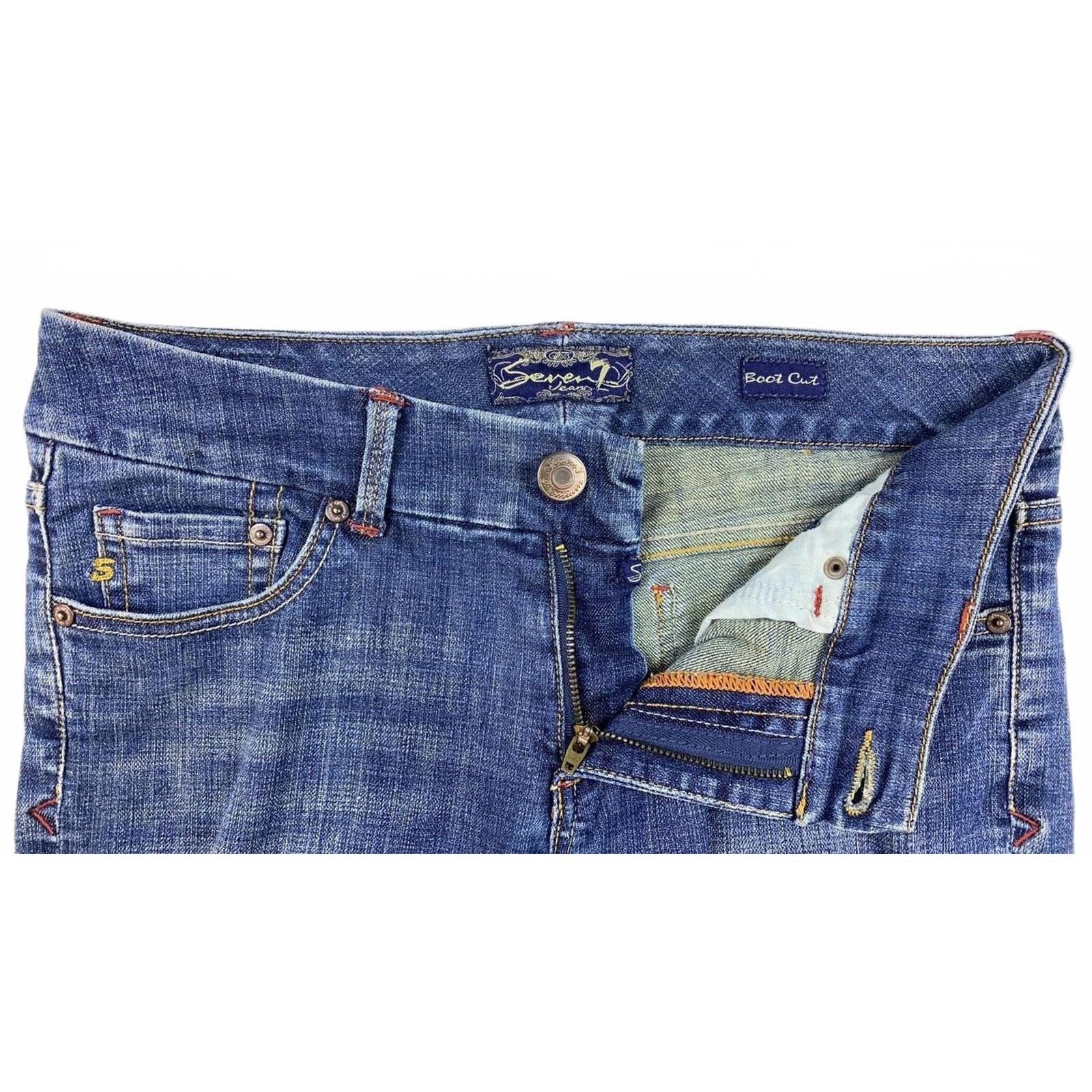Seven7 Women’s Bootcut Vintage Y2K Denim Jeans 10