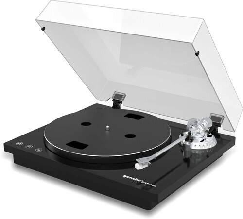 Gemini GRP-200 Professional Belt Drive USB Turntable (2 Speeds 33/45) (Black) [N