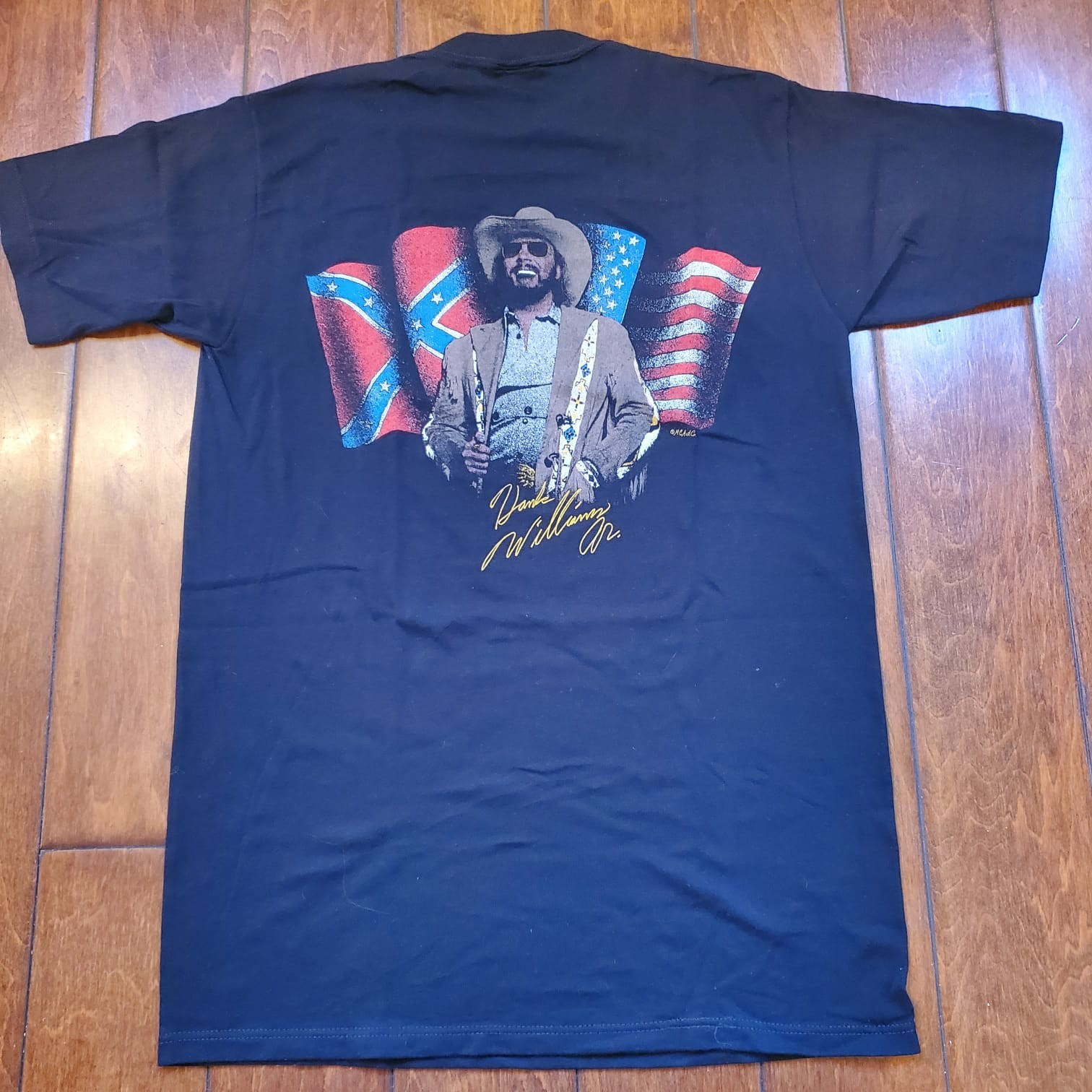 Vintage Hank Williams Jr single stitch TShirt Super Rare dead stock never worn