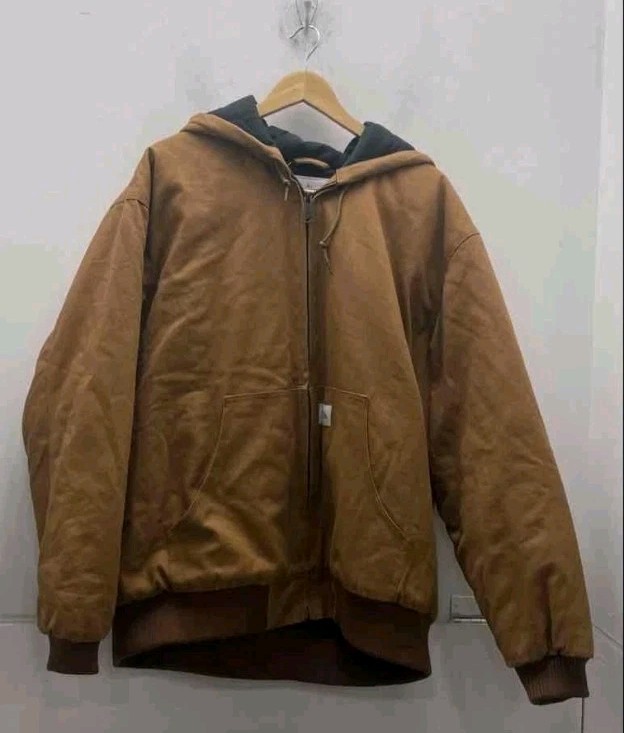 Wells Lamont ~ Mens Tan Long Sleeve Work Coat Jacket Insulated Size XL