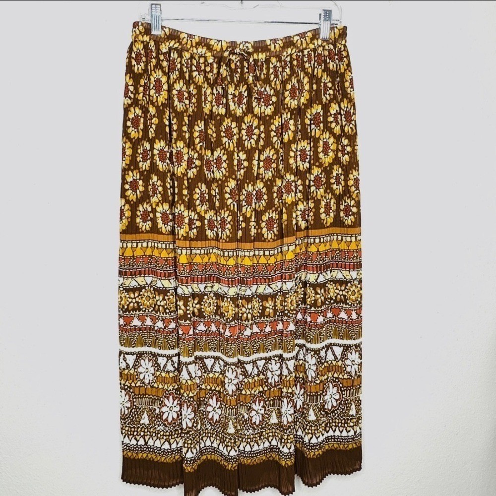 90s Alfred Dunner Hippie Boho Broomstick Skirt Size 12