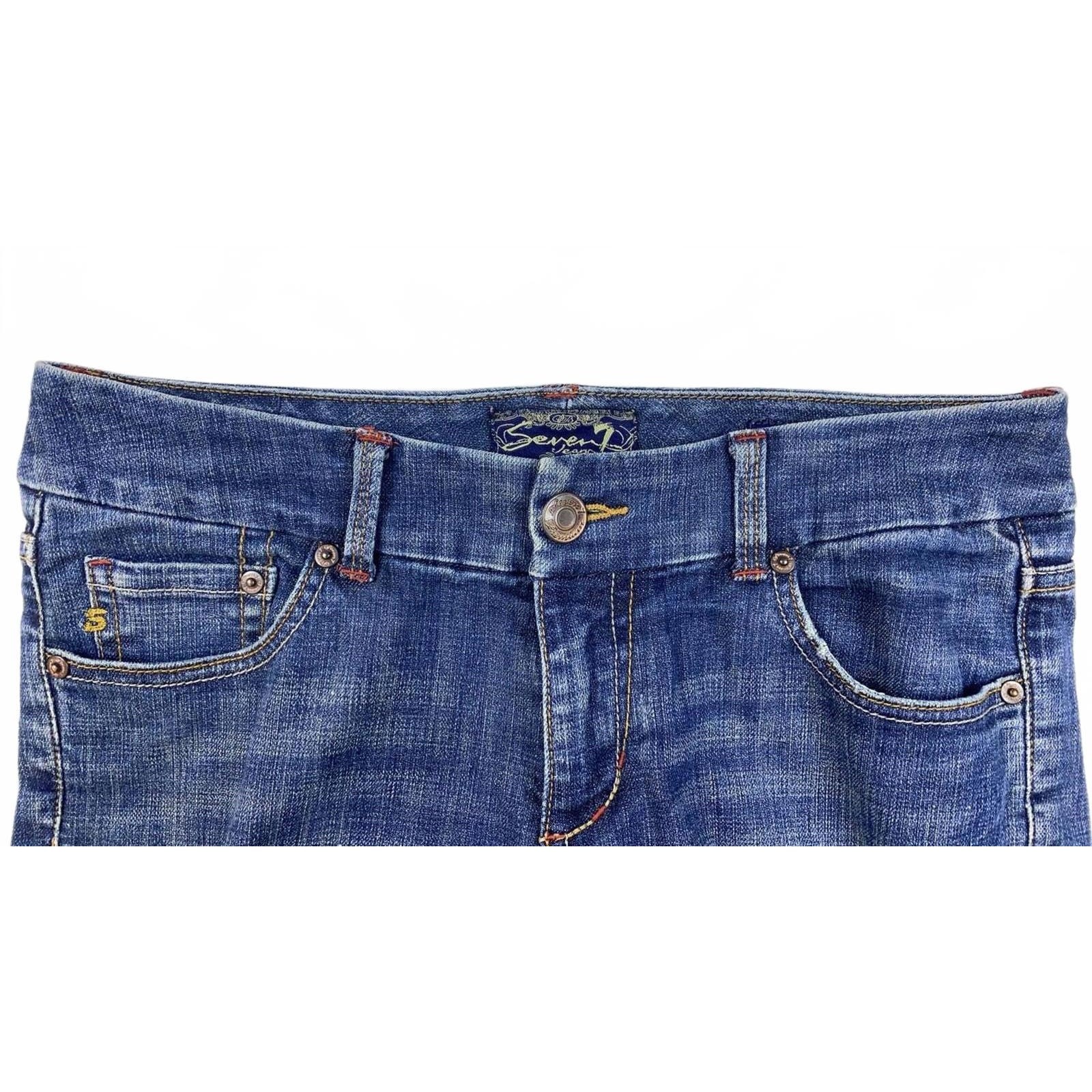 Seven7 Women’s Bootcut Vintage Y2K Denim Jeans 10