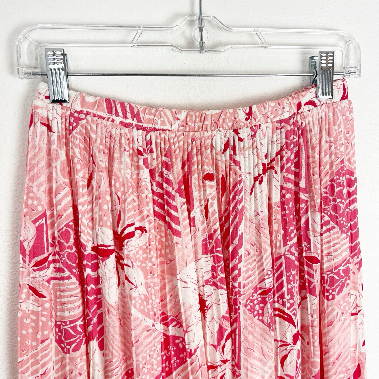 True Vintage ‘Miss Oops’ Two Piece Skirt and Top Set Hawaiian Floral Dress 80s
