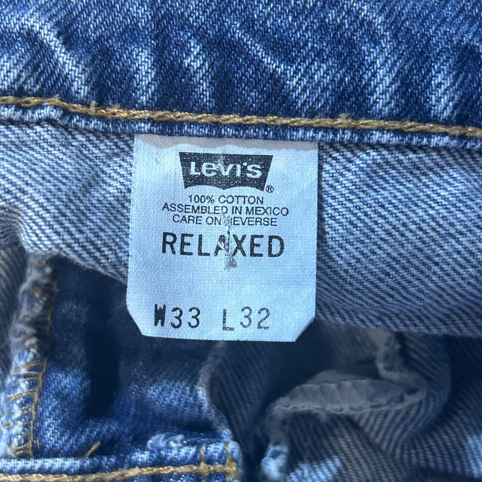 Vintage Levis Jeans 540 Men’s 33/32 Relaxed Fit Brown Tab