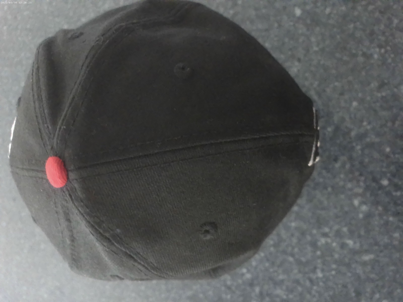 VINTAGE NEW ERA 59FIFTY DC BLACK FITTED HAT SIZE 71/2