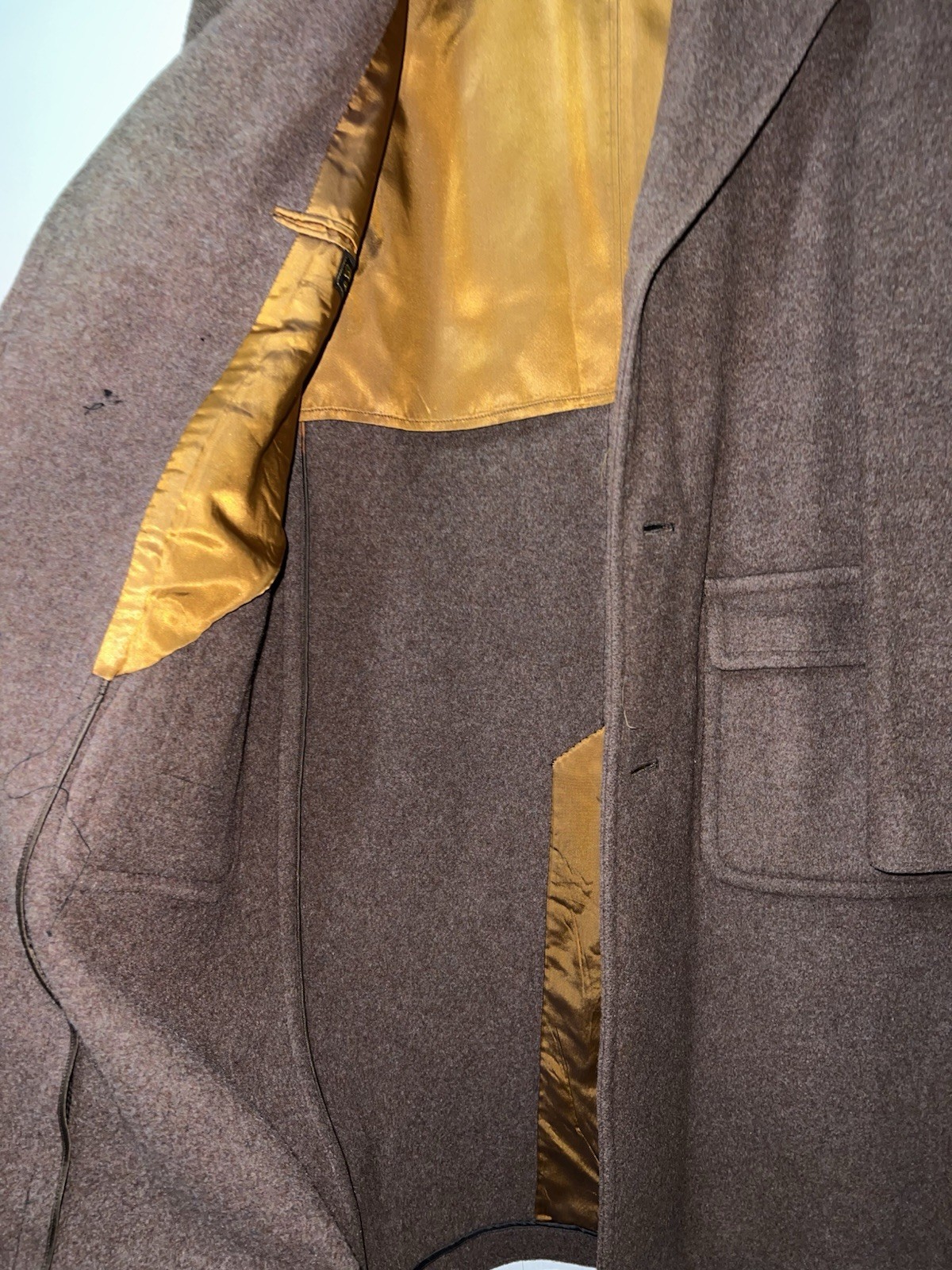 VINTAGE 1940’s HEAVY THICK WOOL SHERMANS CLOTHES OVER COAT JACKET WWII