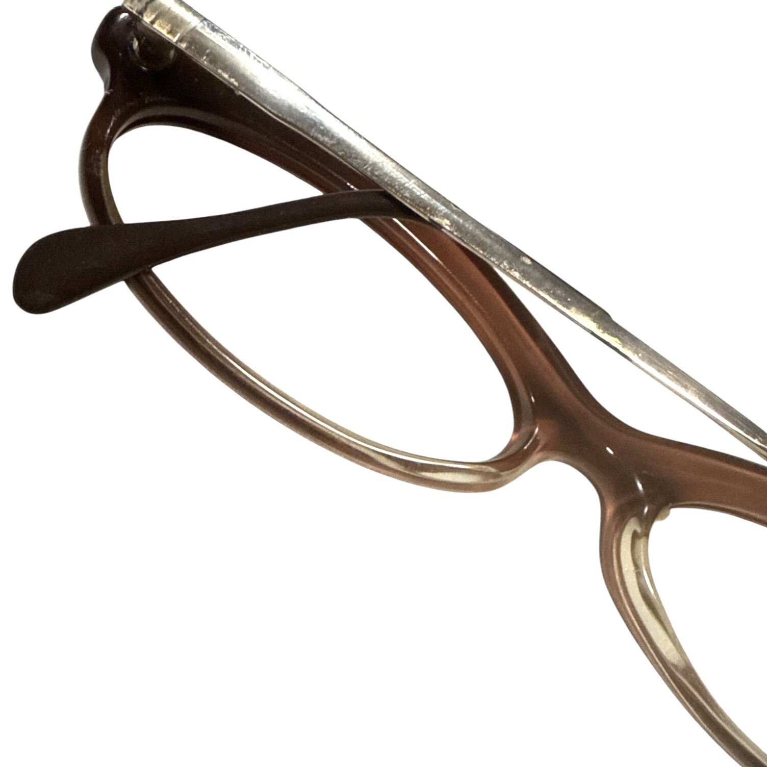 Vintage Ultra Cateye Frames, Brown Animal Print, Model Bikini, Made in Holland