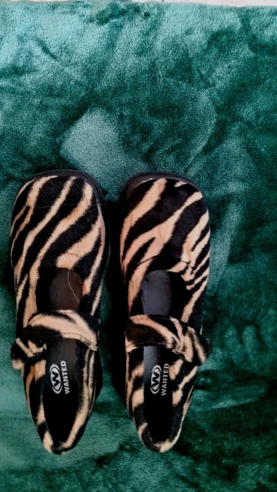 TIGER FUR PLATFORM Shoes, Women’s Sz. 7B, Sq. Toes,Buckle,Perfect ConditionCute