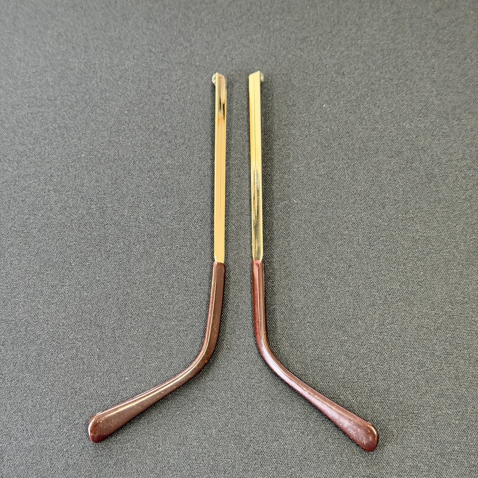 Vintage Cottet France Eyeglass Temple Arms 135mm Gold Tone Replacement Temples