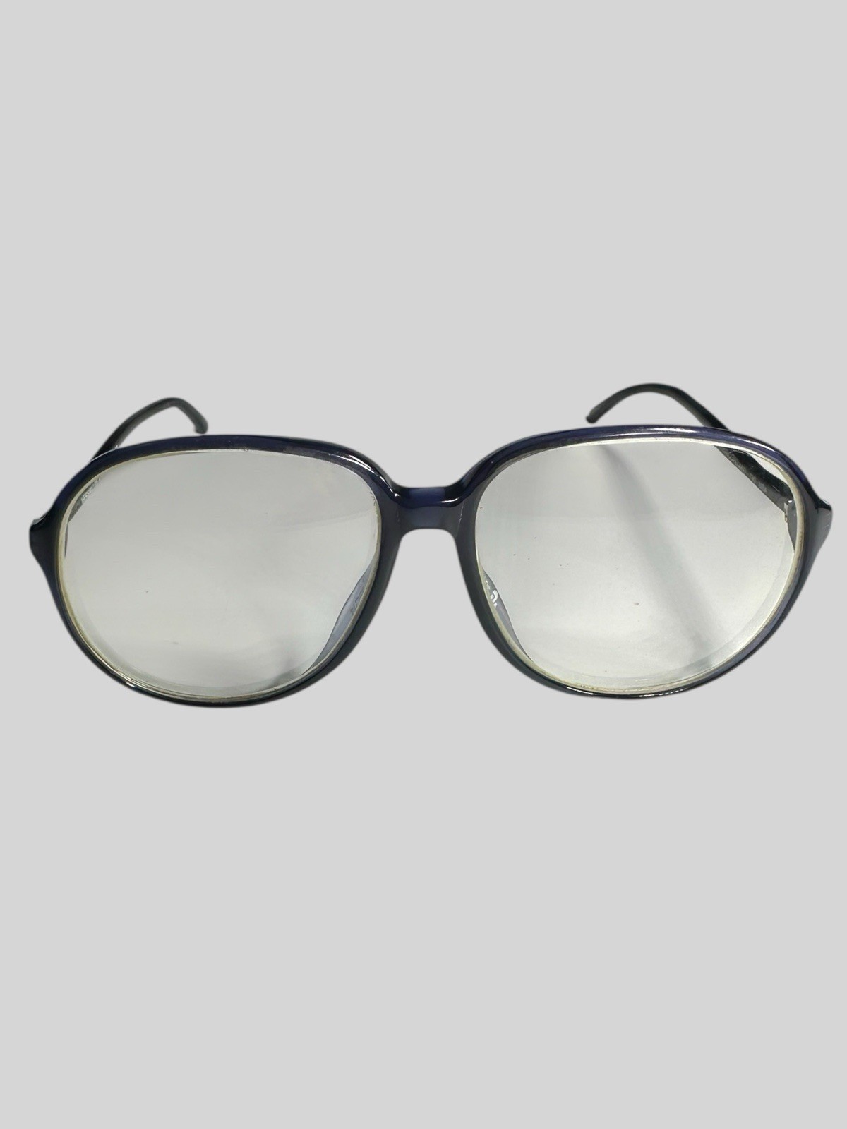 Vintage Martin Copeland Versailles 9 To 5 Blue Oval Sunglass Eyeglass Frame USA