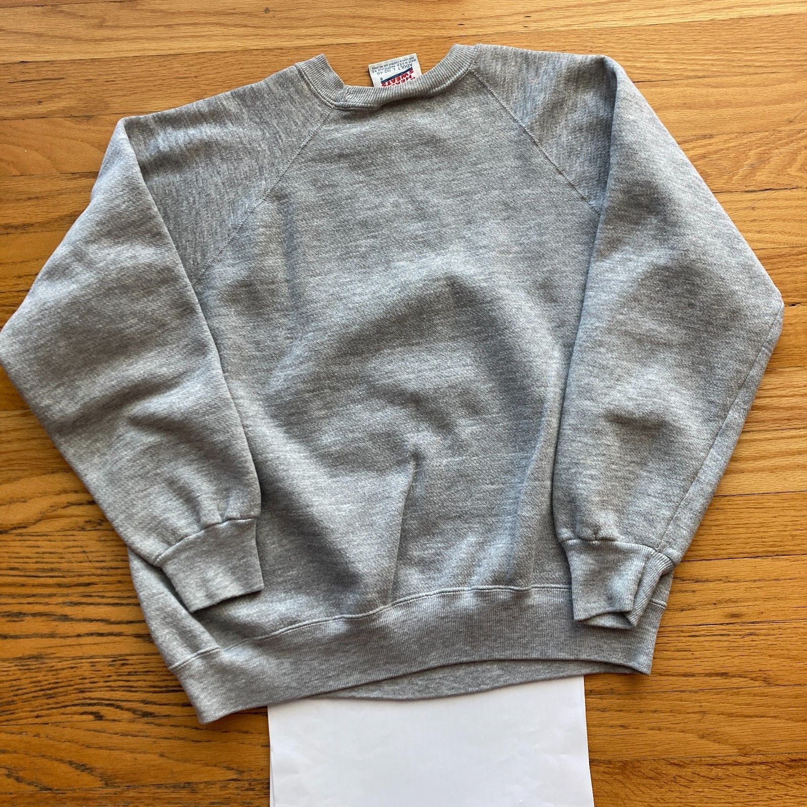 VINTAGE 90s MICHIGAN STATE SPARTANS MSU RAGLAN BIG LOGO CREWNECK SWEATSHIRT vtg