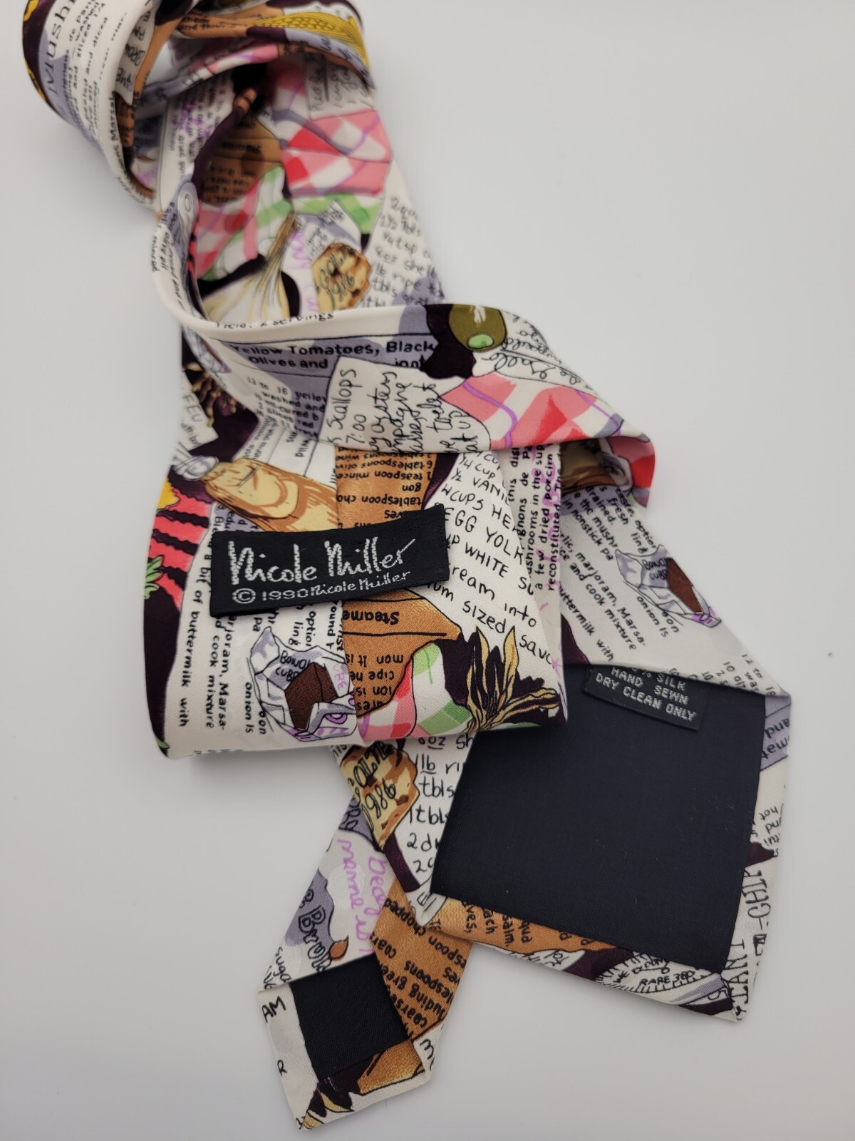 Vintage Whacky Loud Fun Chef Cook Recipes Food Casual Business Formal Necktie