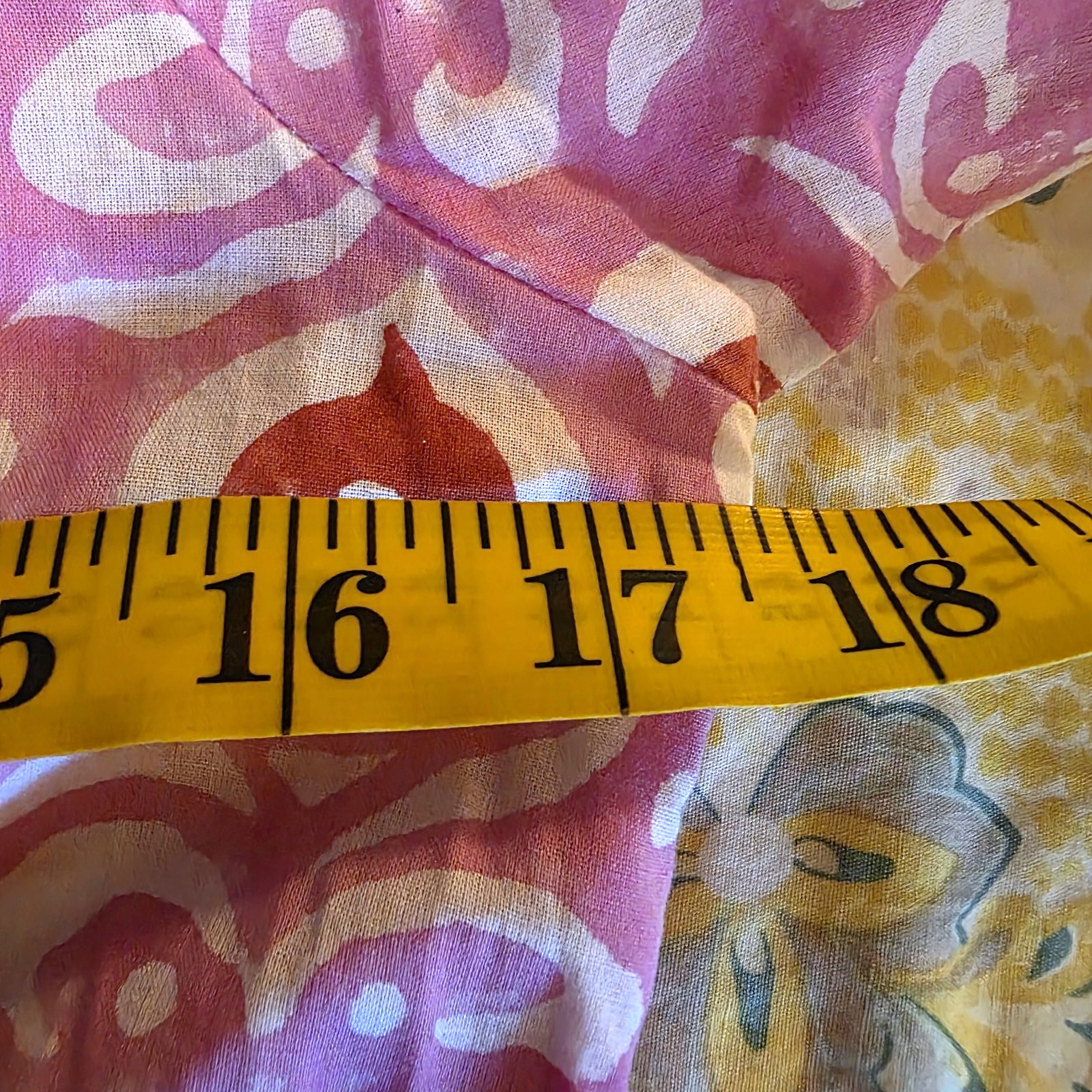 Vtg 70s Pink Psychedelic Damask Print Shirt Dress Maxi Button Front Pockets S