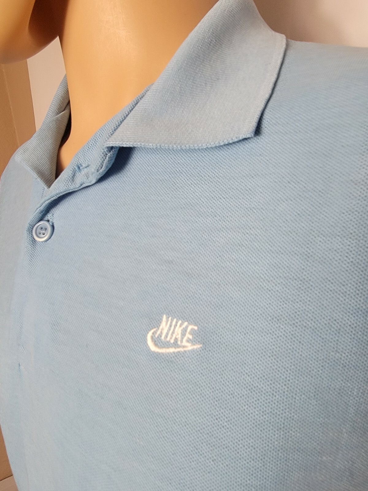 Nike Sportswear 1970s 1980s Single Stitch Polo Made in USA Orange Tag Rare VTG