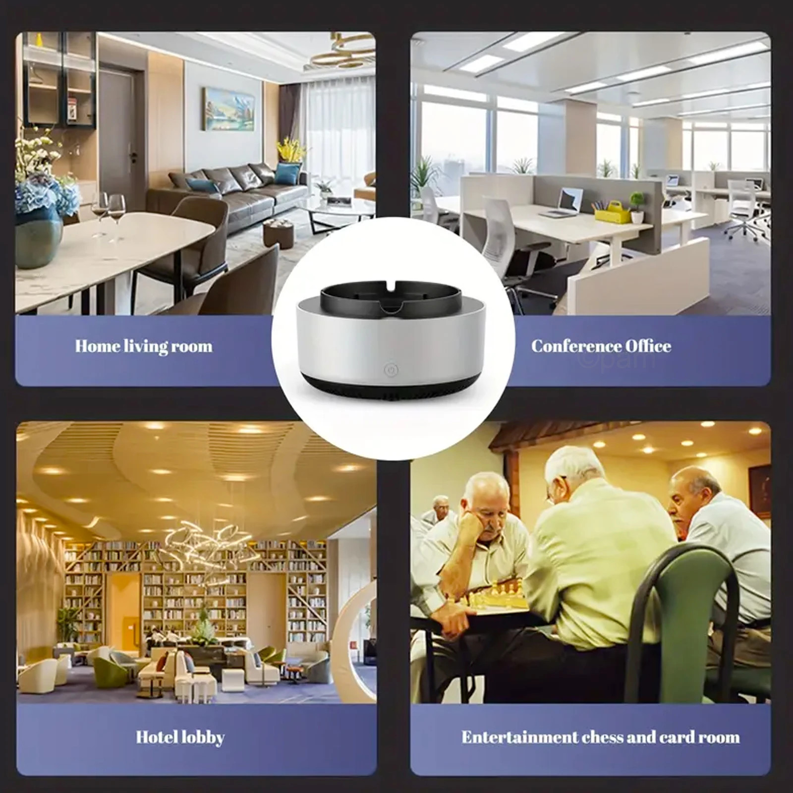 2-in-1 Intelligent Smoke-free Ashtray, Instantly Eliminates The Smell Of…