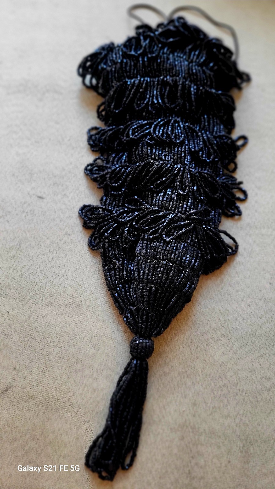 Antique Art Deco Flapper Beaded Reticule Purse