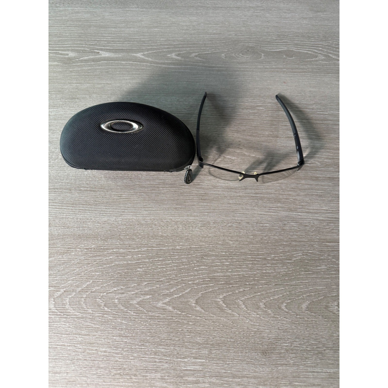 Oakley Eyeglasses Frames Black Designer Glasses with Case 55-19