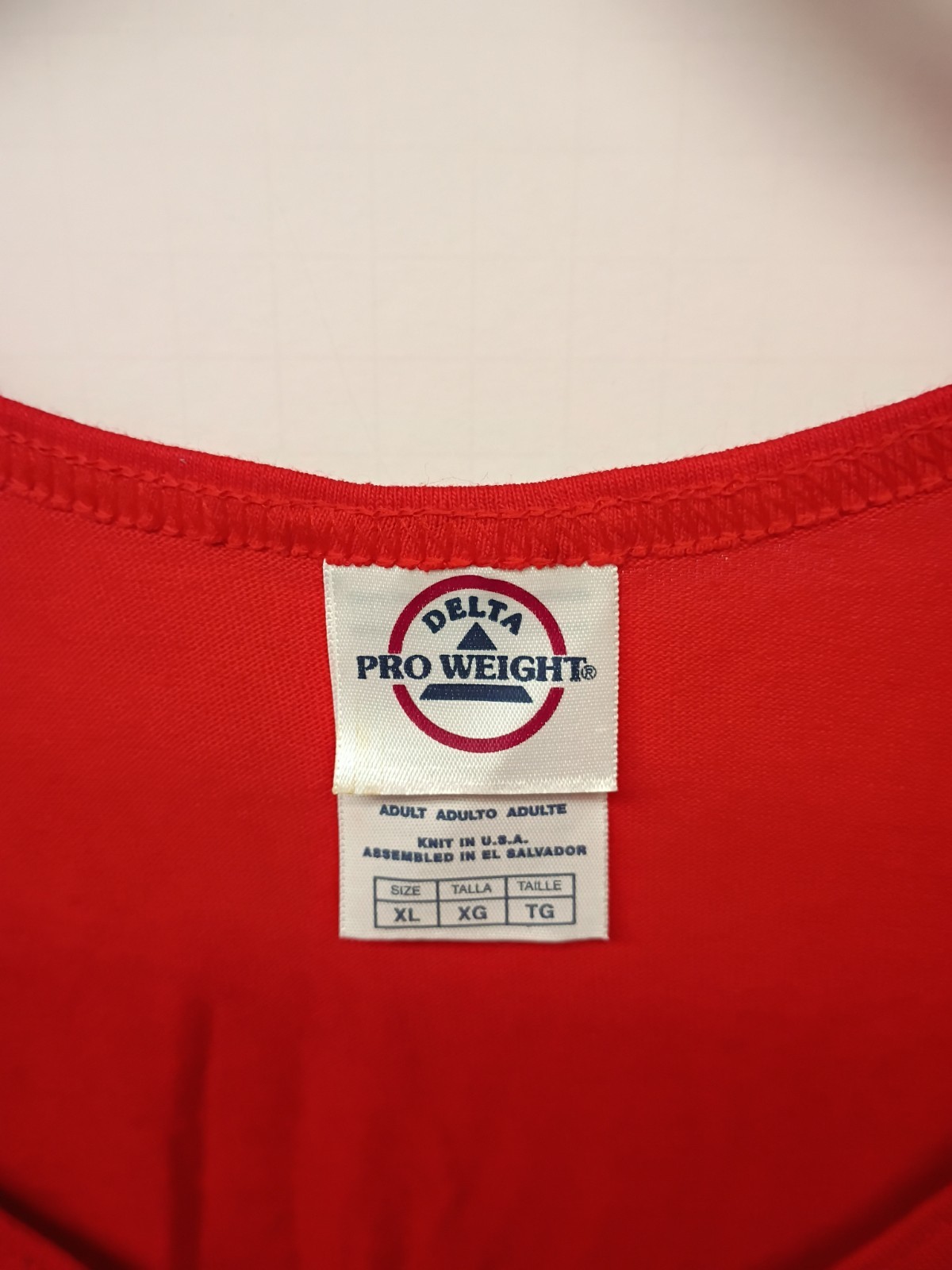 Delta Pro Cheetah Club Red XL Tank Top Sleeveless Scoop Neck Logo Sarasota FL