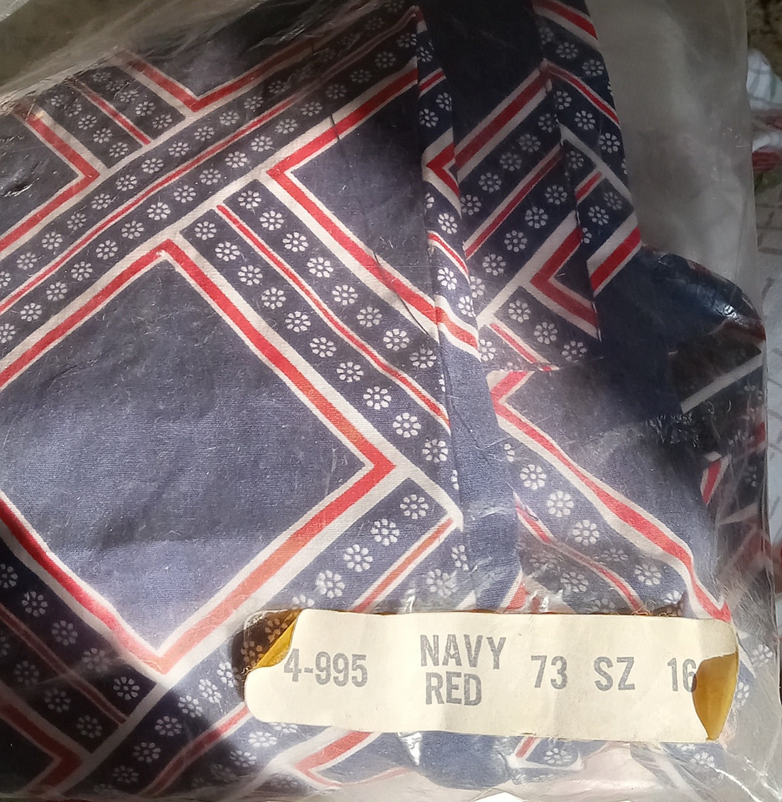 NIP Vintage CAROL BRENT Red Blue Plaid SS Dress 16