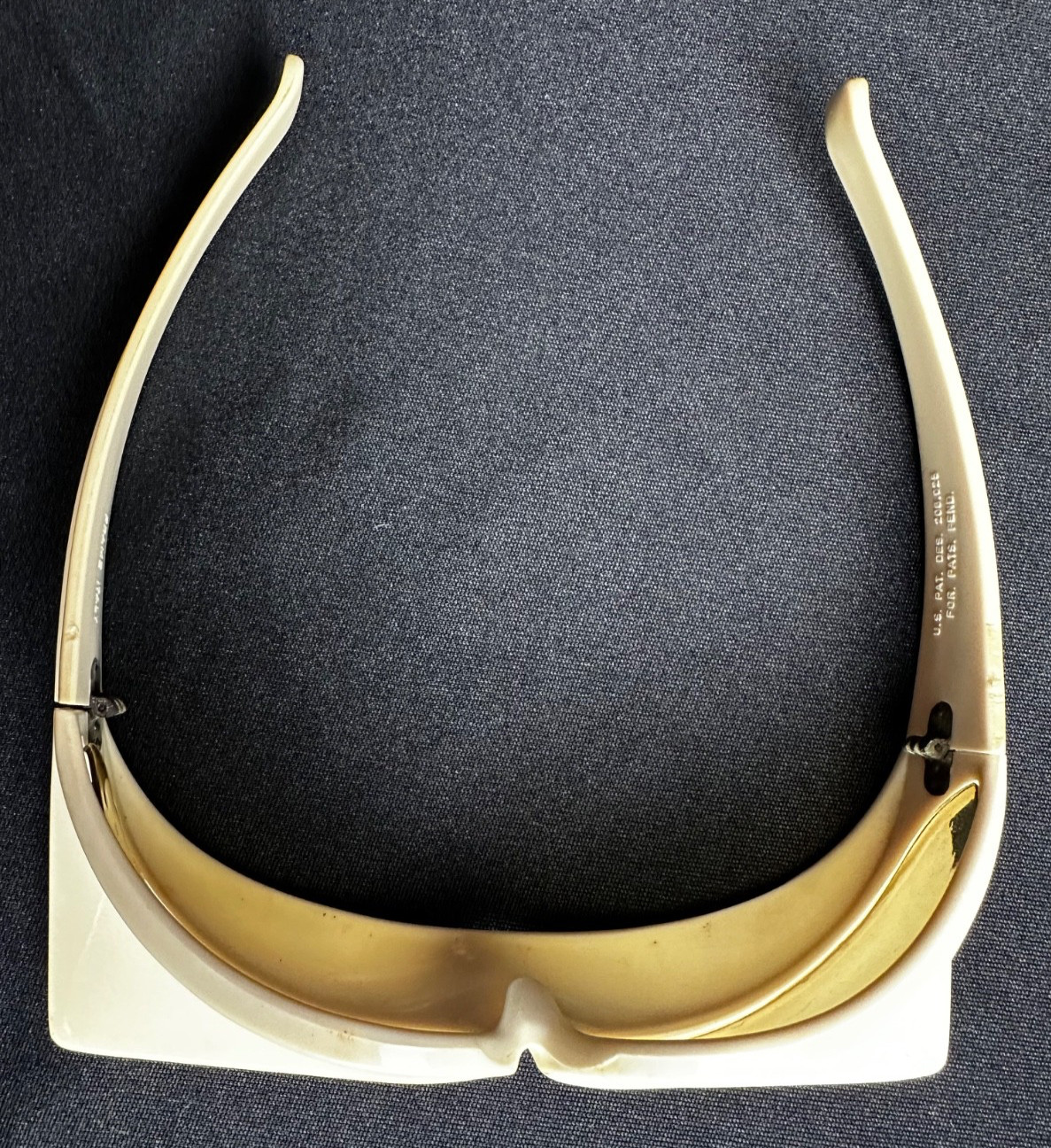 VINTAGE 1960’S ITALIAN RARE SEE & SKI SPACE AGE WRAP AROUND VISOR SUNGLASSES