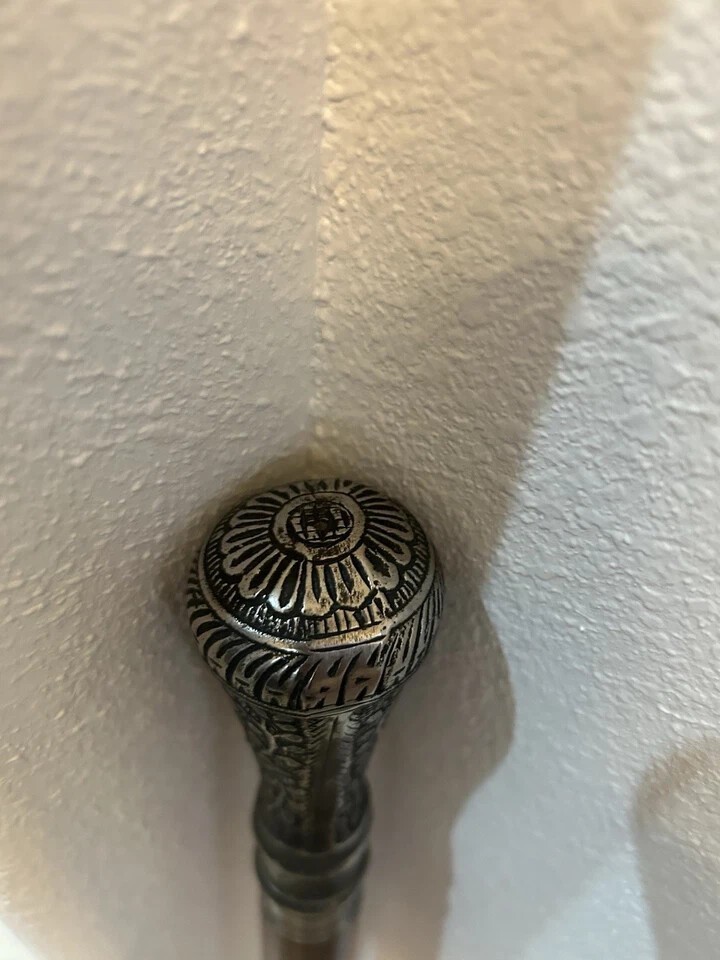 Edwardian Stick Antique Walking Presentation Cane Victorian Christmas Gift