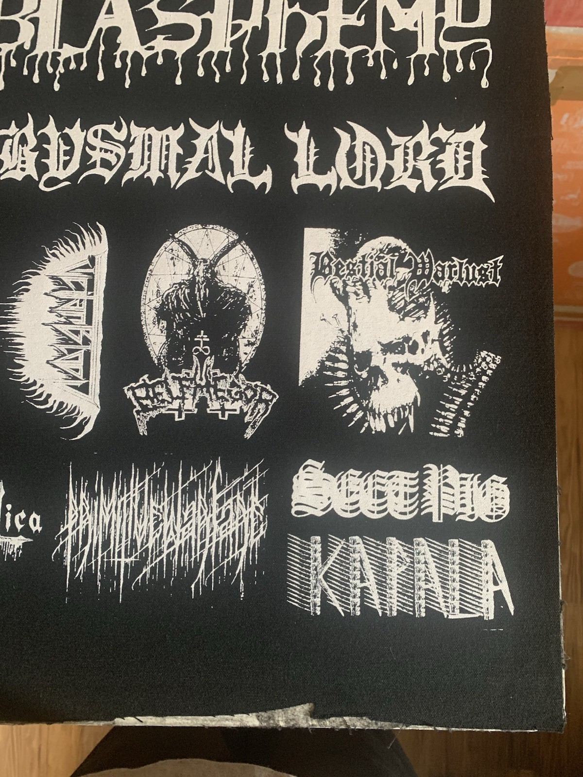 Beastial War Metal Patches Sheet