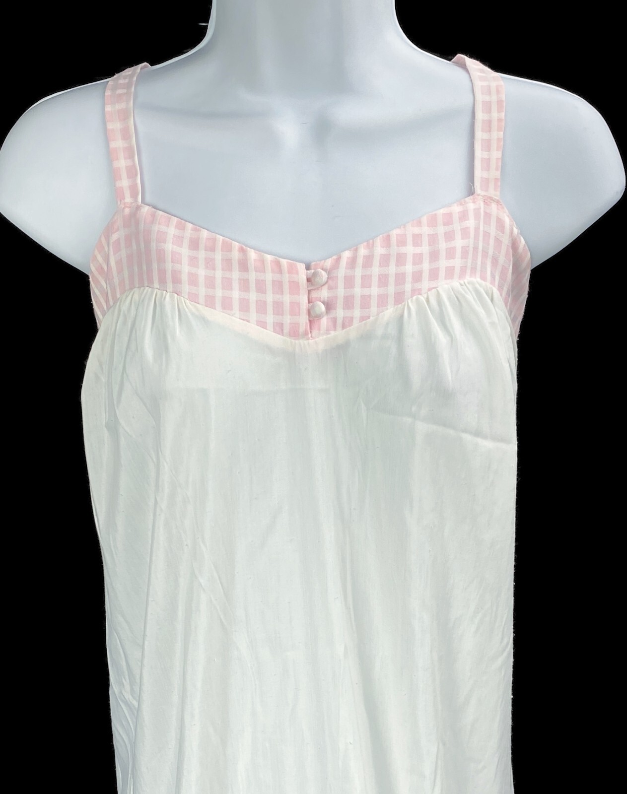 Medium Flo Weinberg Long Nightgown Sleep Dress Gown Vintage Polyester Blend