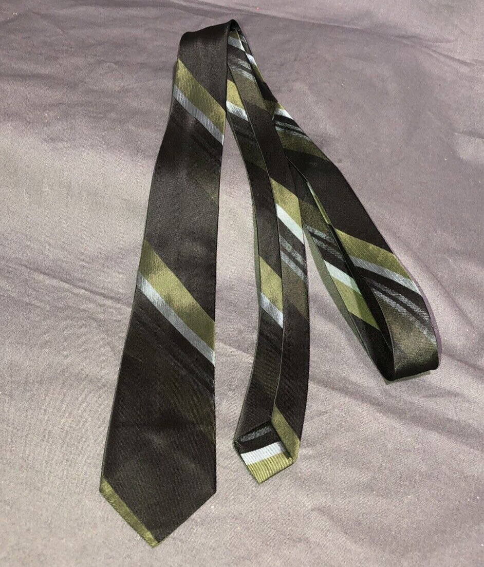 Vintage Early ‘60’s Acetate Rayon Skinny Tie