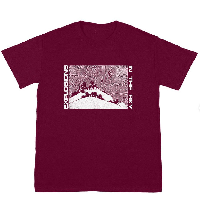 Explosions In The Sky Tour Cardinal Red T-Shirt S to 5XL PA273