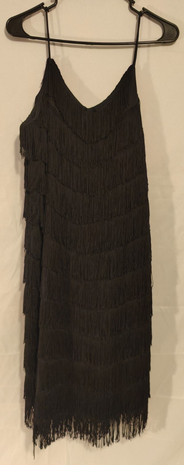 Vintage After 5 Flapper Style Evening Dress. Size 13-14 Rayon Made in USA