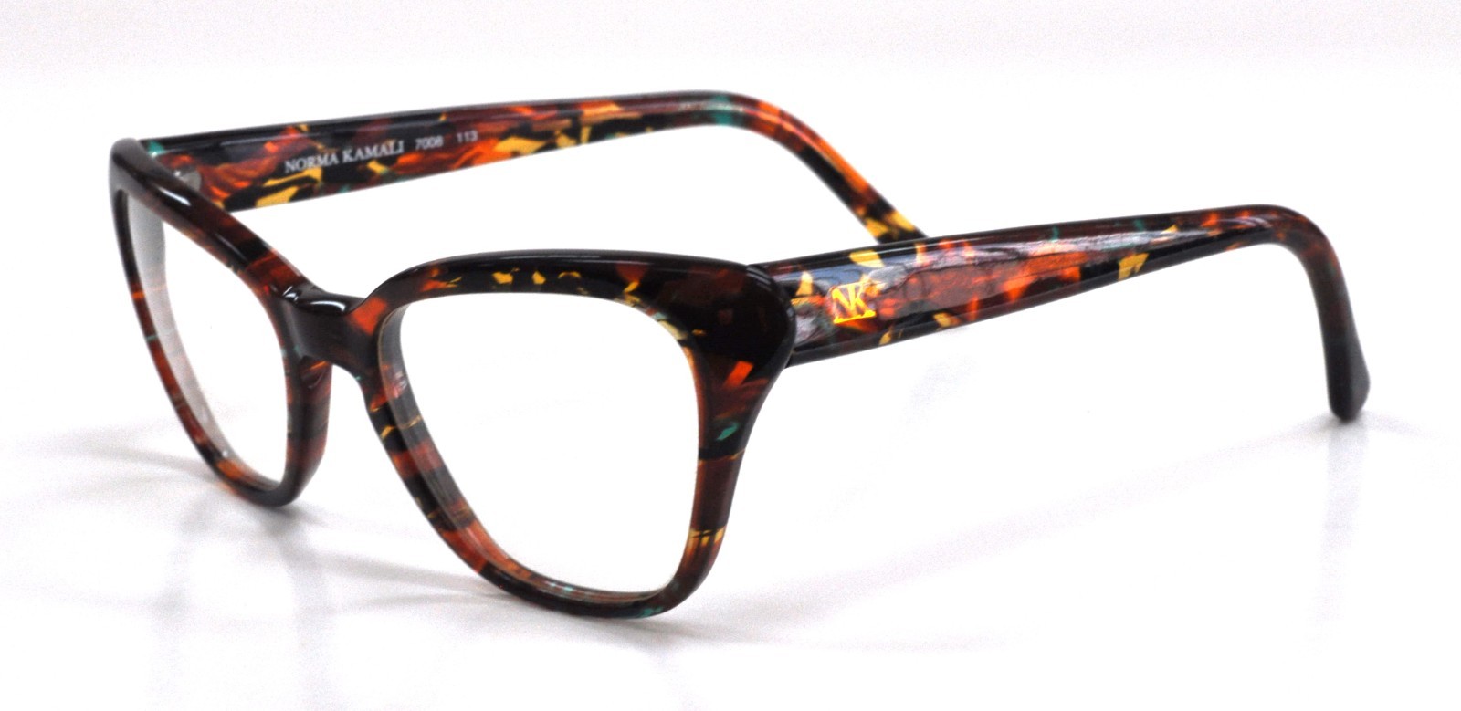 Norma Kamali Vintage Eyeglasses- Ex-display- Mod. 7008-113-Tortoise & Multicolor