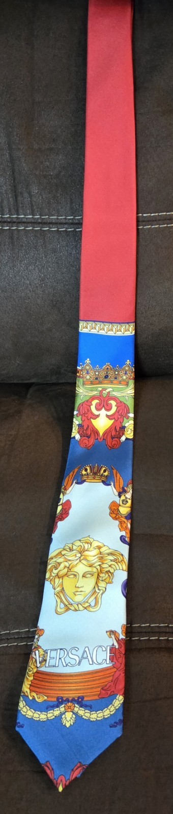 1990s Very RARE Vintage Gianni Versace Multicolor Silk Tie!❤️