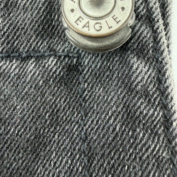 American Eagle Outfitters Y2K Black Denim Overall Dress Casual Preppy grunge