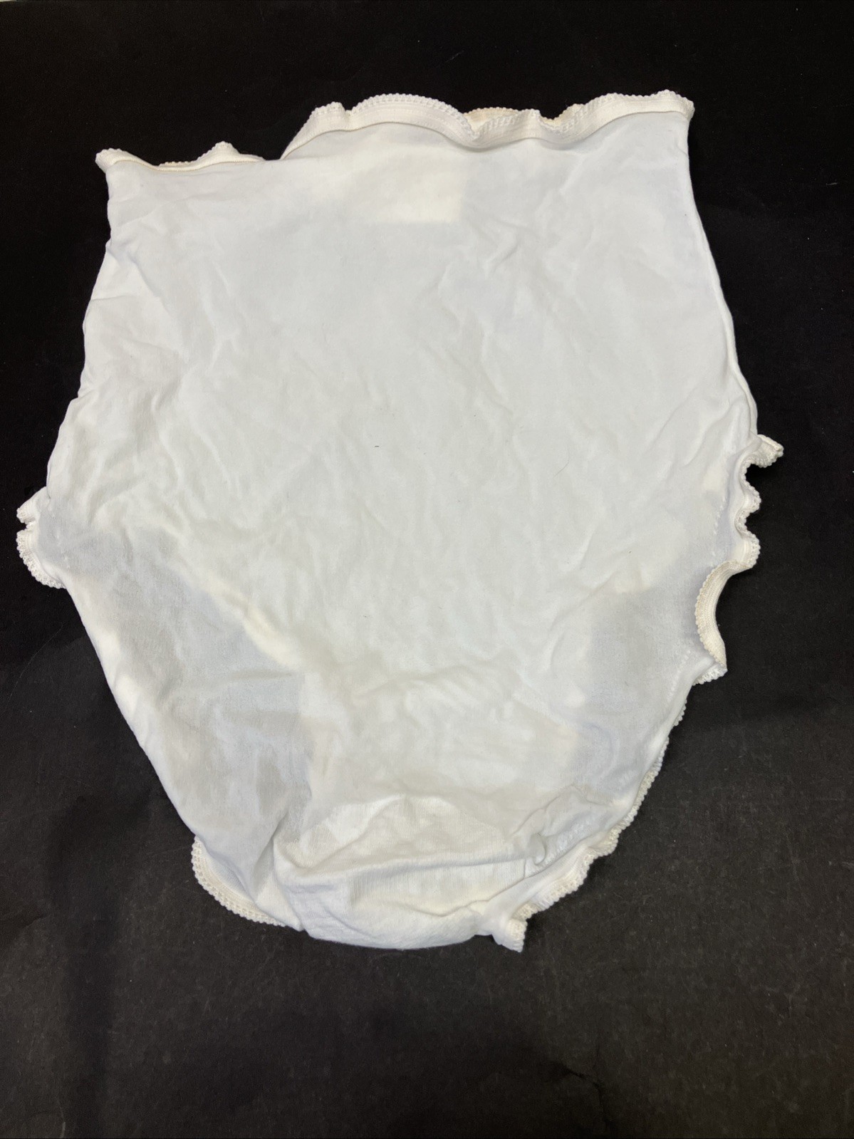 Vintage Nylon Blend Panties Plus Size 22/24 White New Lasting Comfort