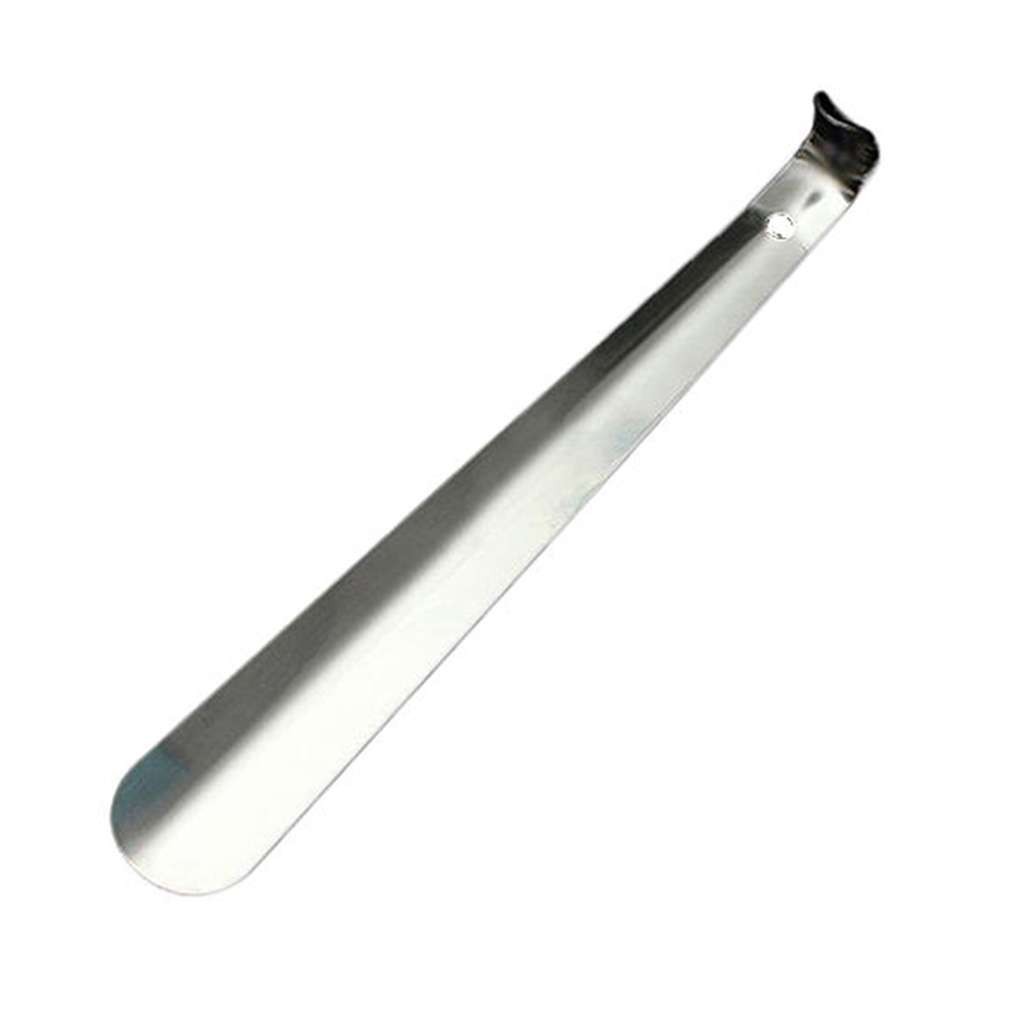 4 Sizes Extra Long Handle Shoe Horn Stainless Steel Handled Metal Shoehorn Horns