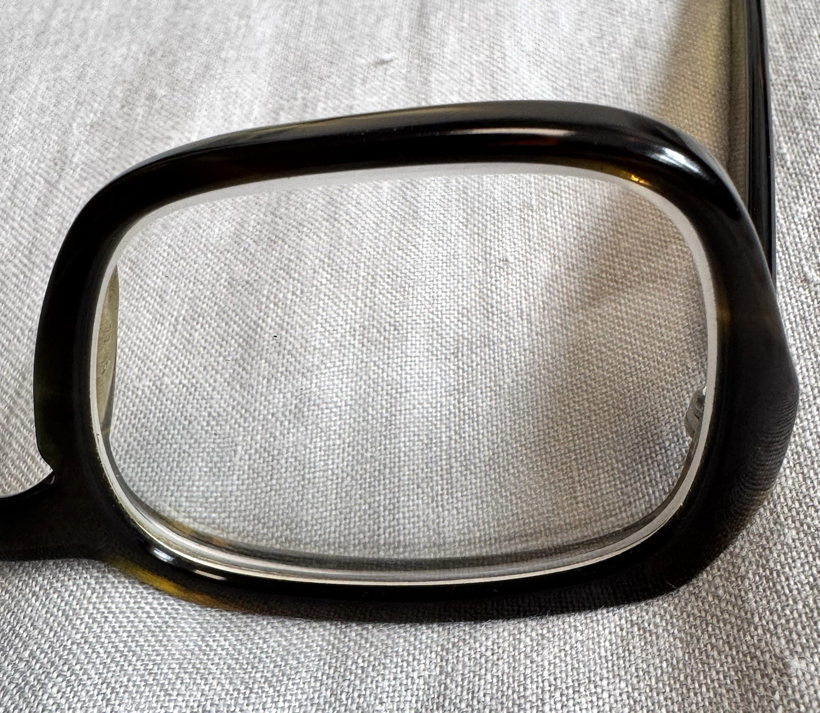 VTG Rodenstock Men Eyeglasses Senator 145 Teak Brown Gold Tortoise Square 80s