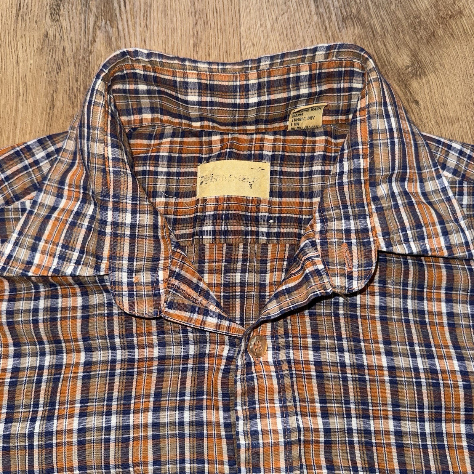 Vtg 70s Wedgefield Shirt Rockabilly Disco Dazed & Confused Hipster Mens Medium