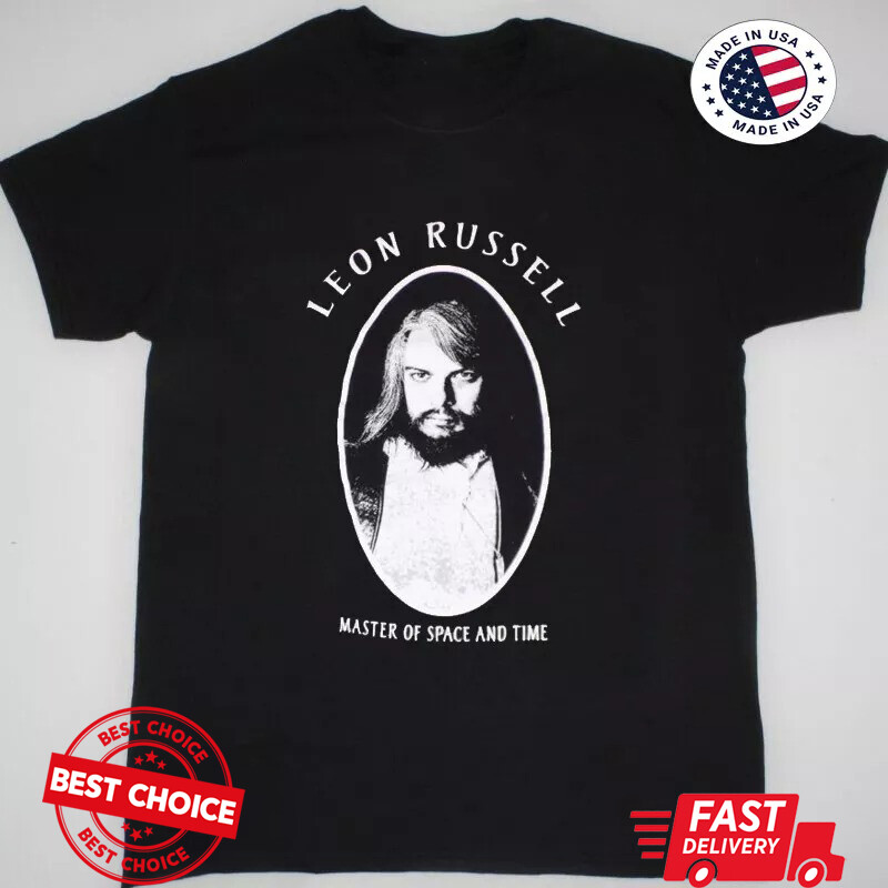 Leon Russell Master Of Space and Time Men Black T Shirt S-3XL Q7845