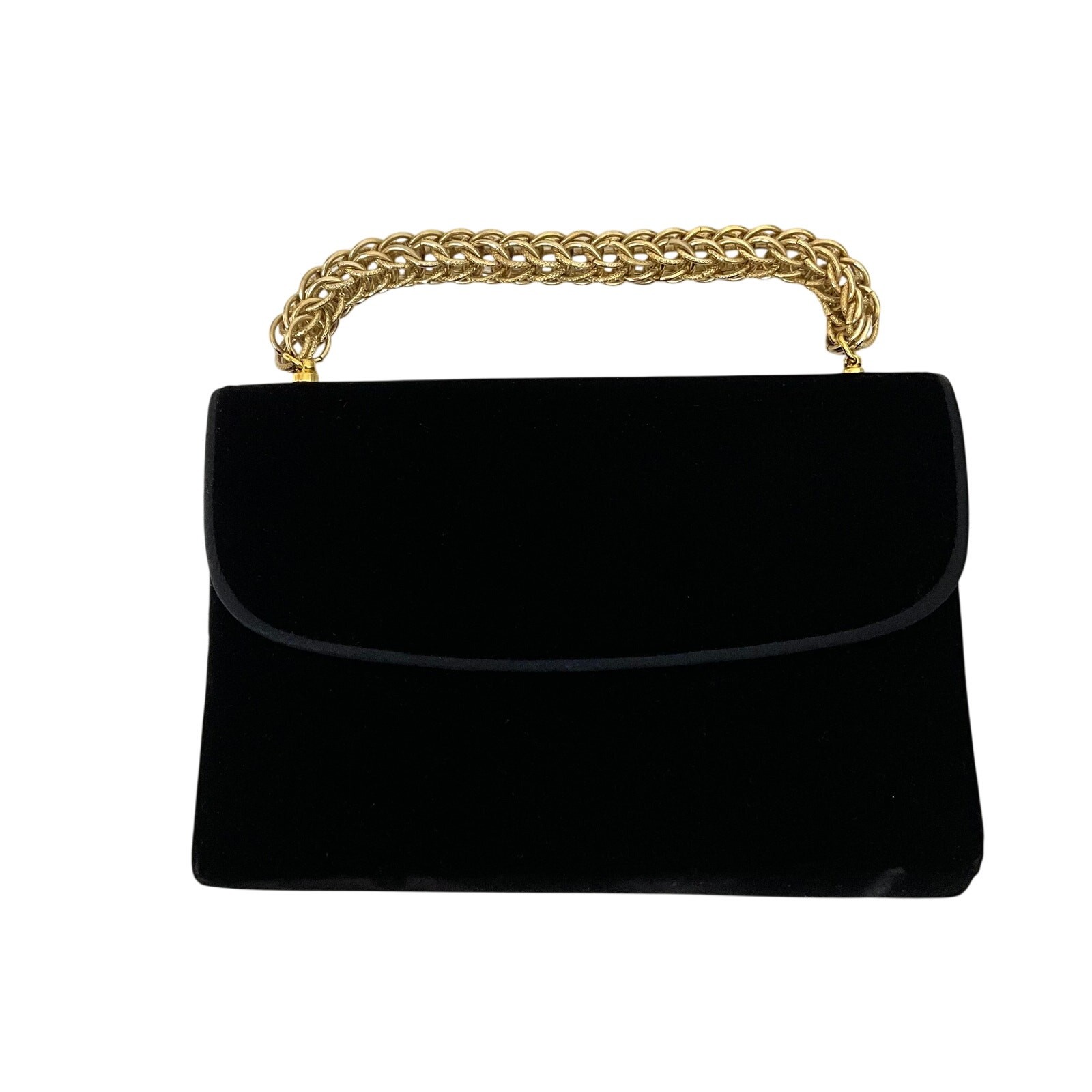 Vintage La Regale Black Velvet Baguette: 70s, 80s