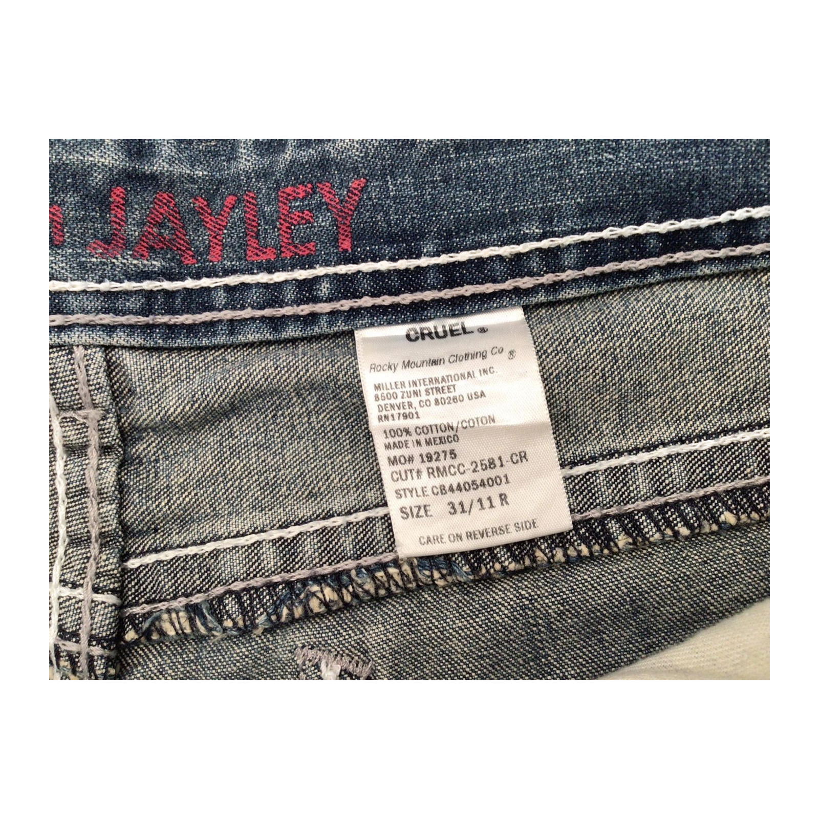 Cruel Y2K Women’s Flared Denim Jean 14
