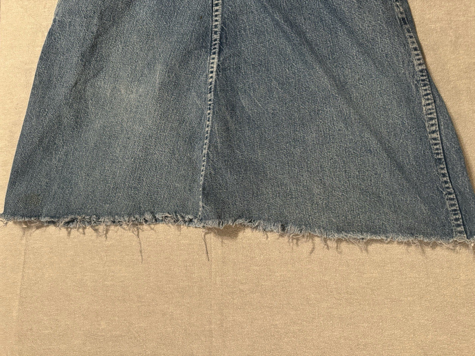Vintage USA OshKosh B’Gosh Vestbak Denim Overalls Jumper Dress Small Grunge 90s