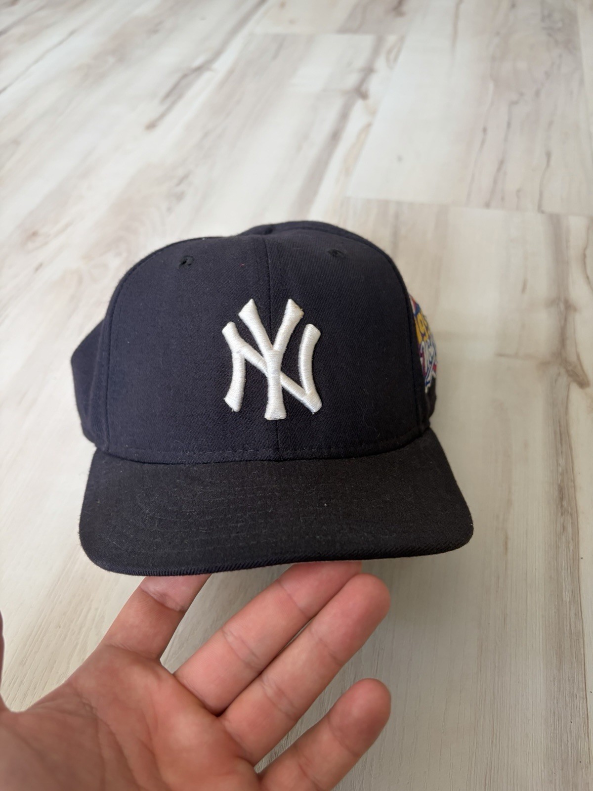 Vintage Made In USA New Era 59FIFTY New York Yankees 1999 World Series Hat MLB