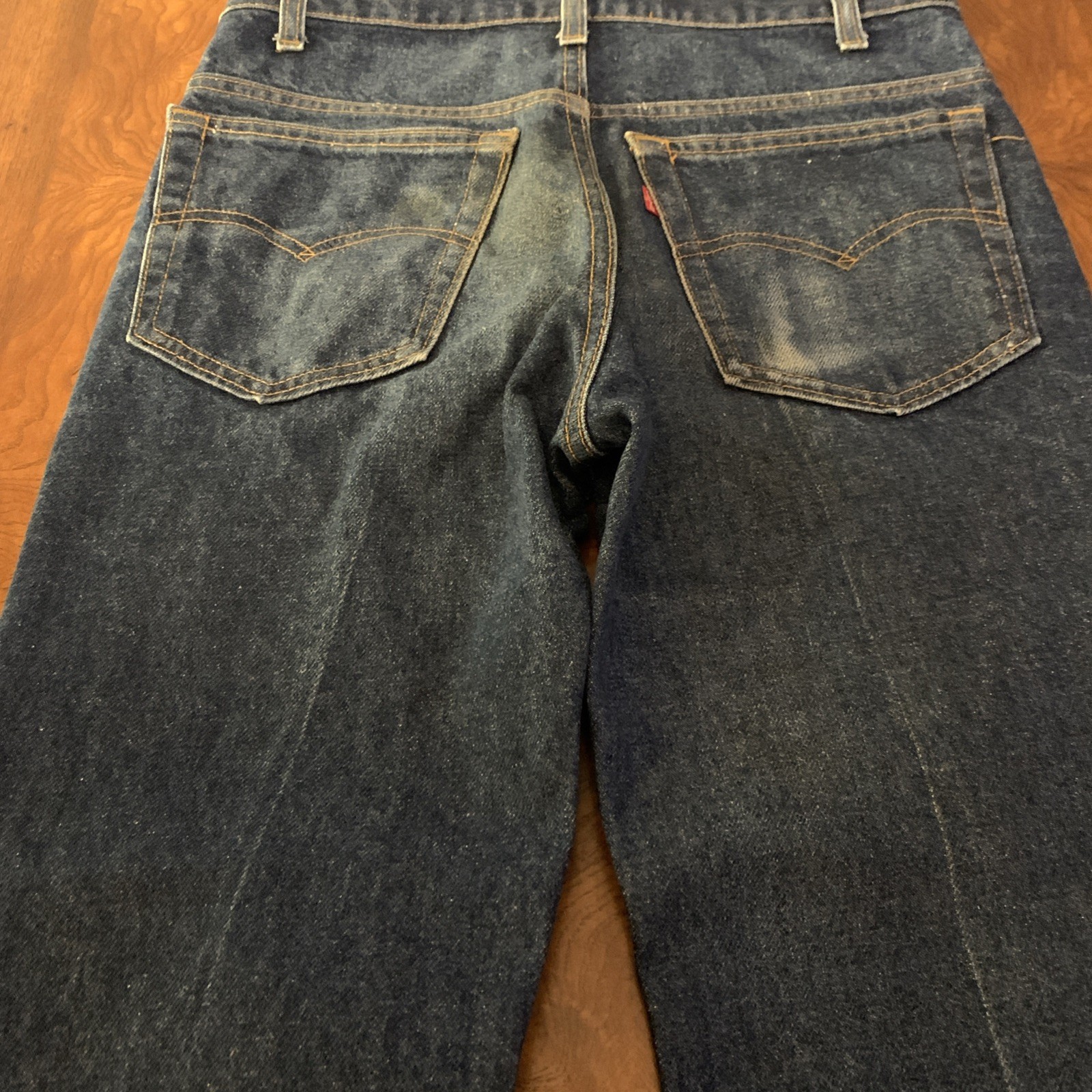 Vintage Levi’s Men’s 1988 517 Blue Jeans 32×33 Made USA Red Tab Red Bat Wing Tag