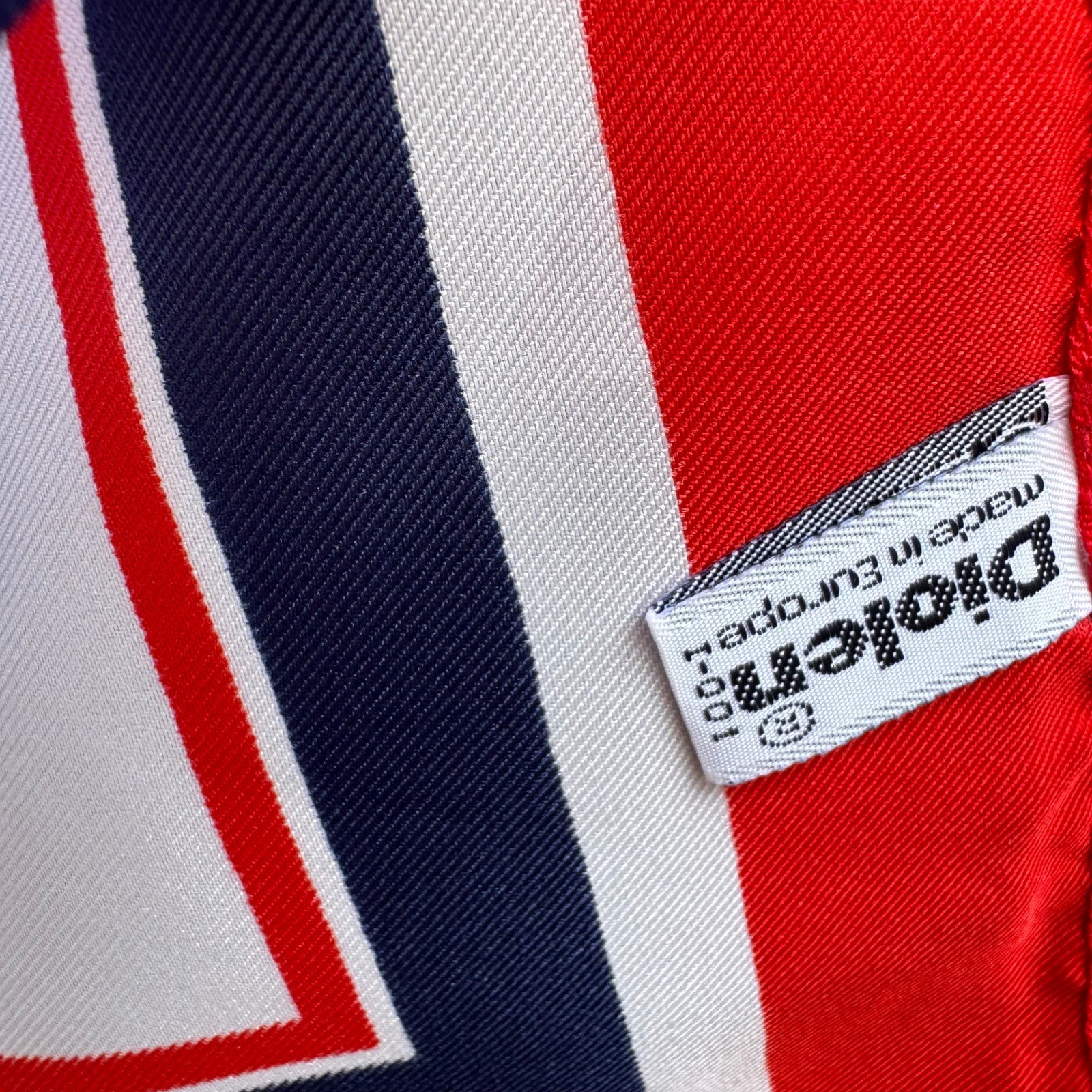 Royal Viking Line Vintage 80s Nautical Scarf Preppy Logo Print Maritime Sailor