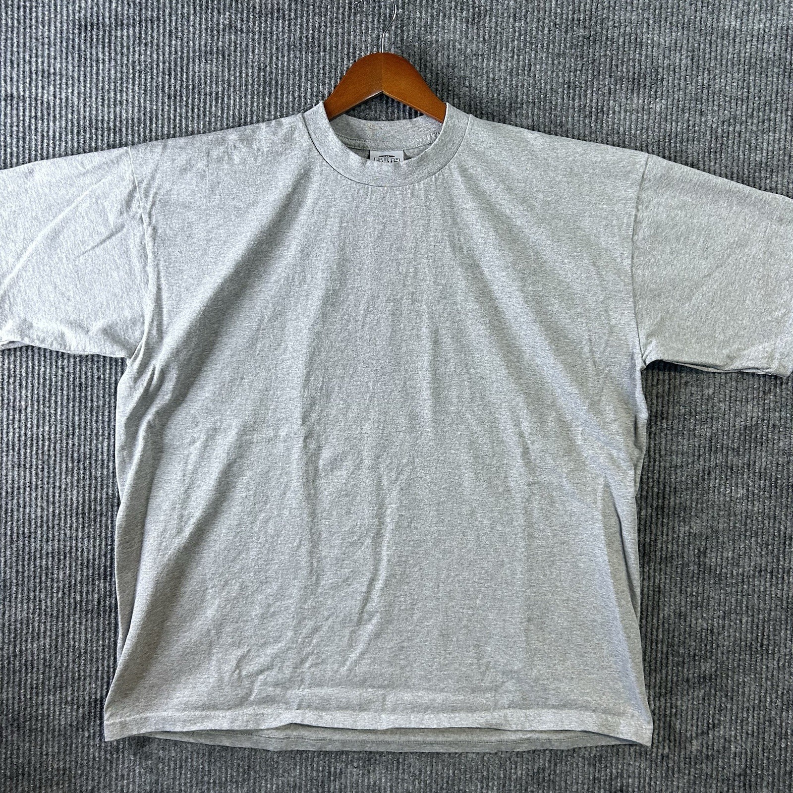 Vintage T Shirt Men’s 2XL Blank Pro Club Gray Blank Heavyweight Made In USA