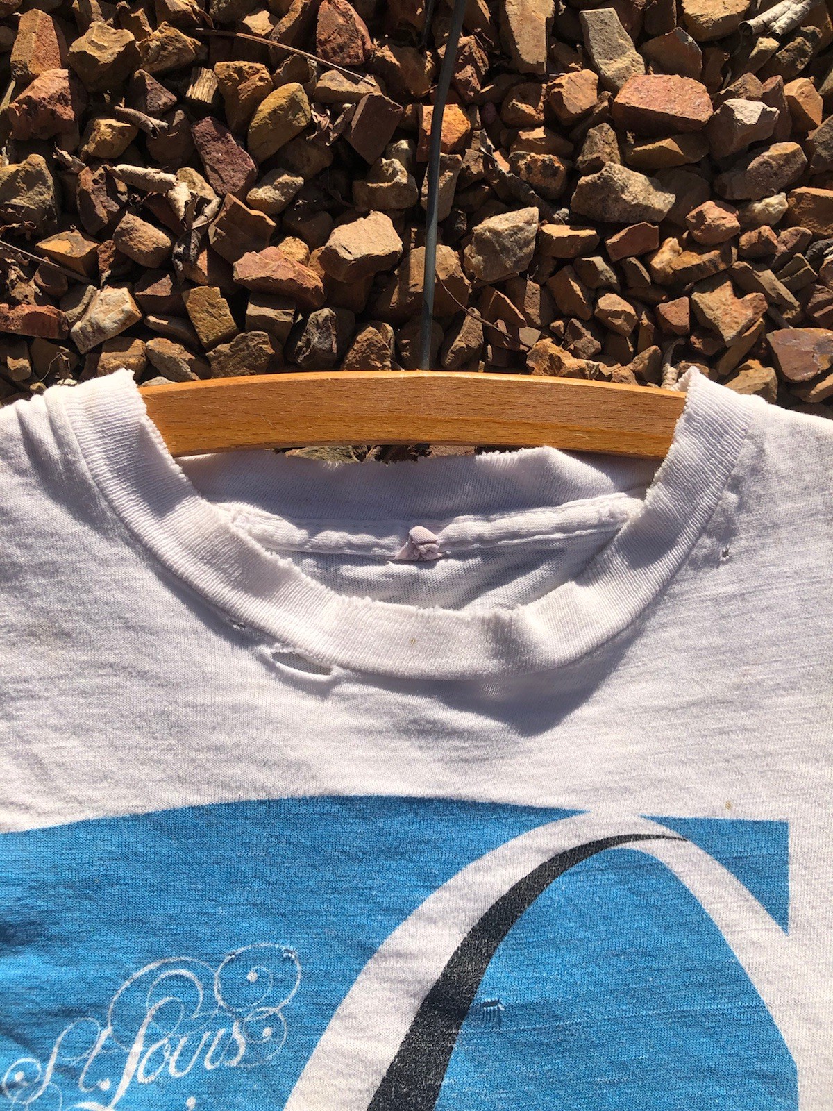 Vintage 1970s St Louis Arch Rainbow T-Shirt Paper Thin Men’s Size Small 70s Soft