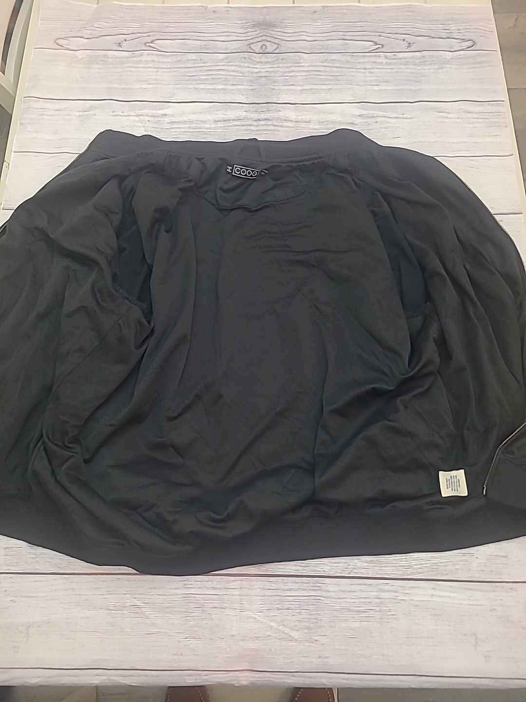 Vintage Coogi Track Jacket Mens 4XL Black Embroidered Hip Hop Streetwear Y2K
