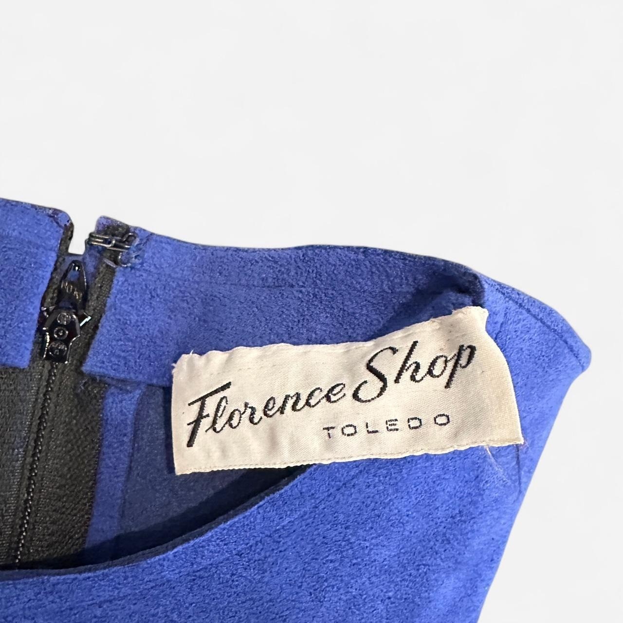 Florence Shop Toledo Ultrasuede Colorblock 2 in 1 Midi Dress | Vintage 80s