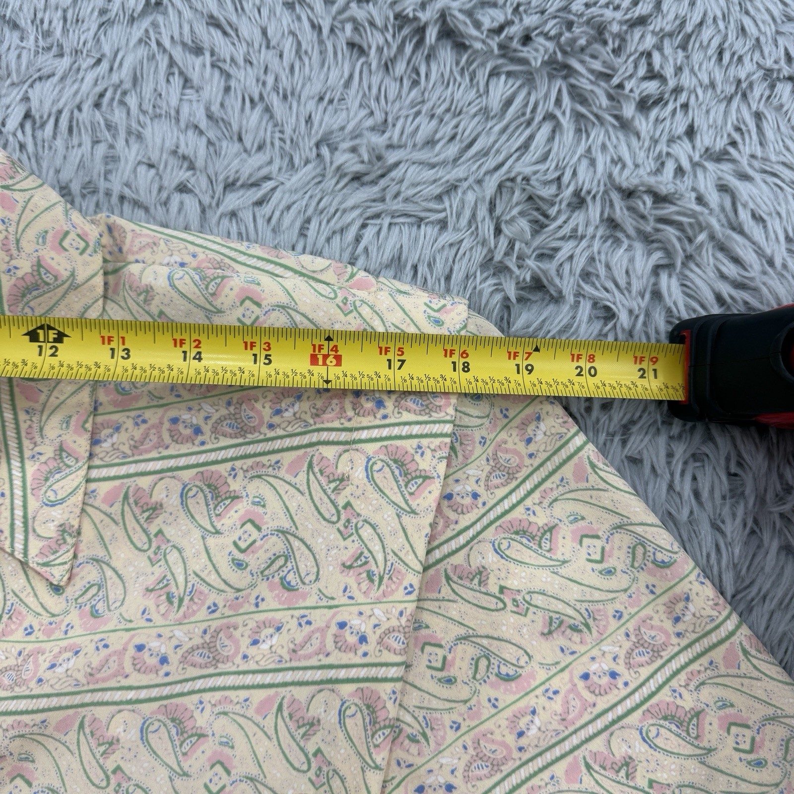 VTG Leslie Fay Dress Womens 16 Paisley NWT Cottagecore Prairie Tradwife Modest