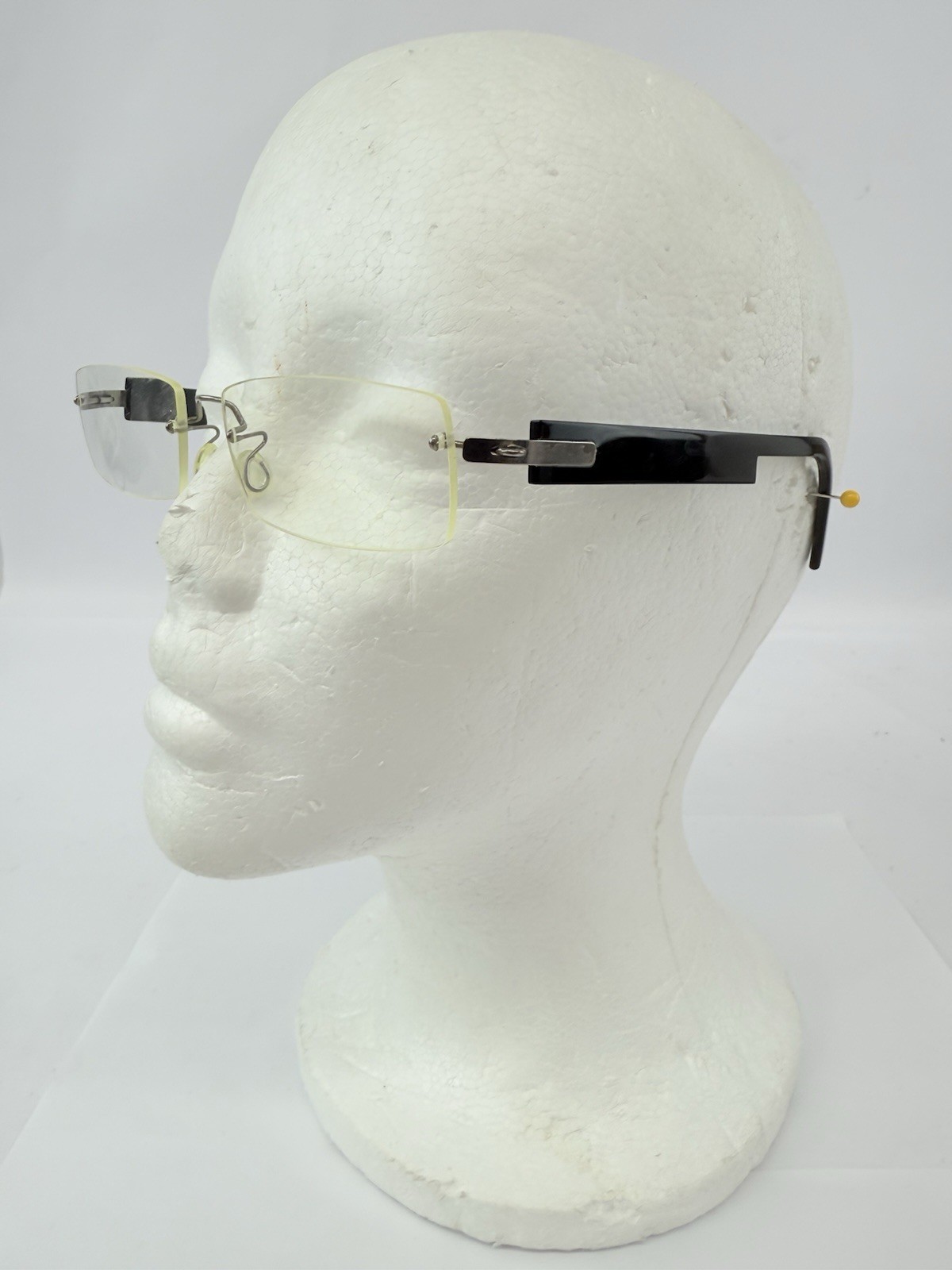 Vintage Lindberg Spirit Titanium 2210 Eyeglass Frame 145mm Col. K27 Black W/ Rx